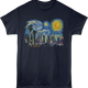 Starry Night Los Angeles California T-Shirt thumbnail