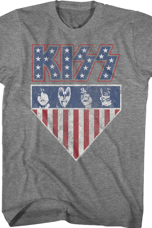 Stars And Stripes KISS T-Shirt