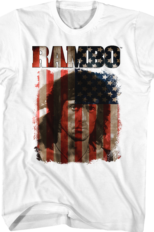Stars and Stripes Rambo T-Shirt