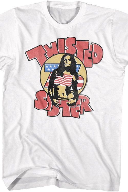 Stars and Stripes Twisted Sister T-Shirt