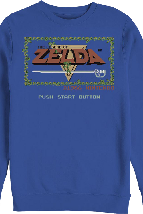 Start Screen Legend of Zelda Sweatshirt