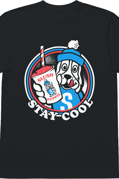 Stay Cool Chilly Dog Circle Slush Puppie T-Shirt