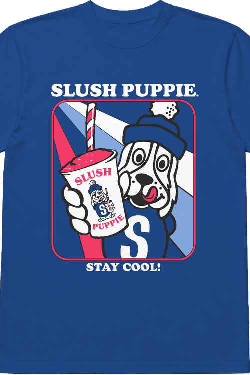 Stay Cool Chilly Dog Photo Slush Puppie T-Shirt