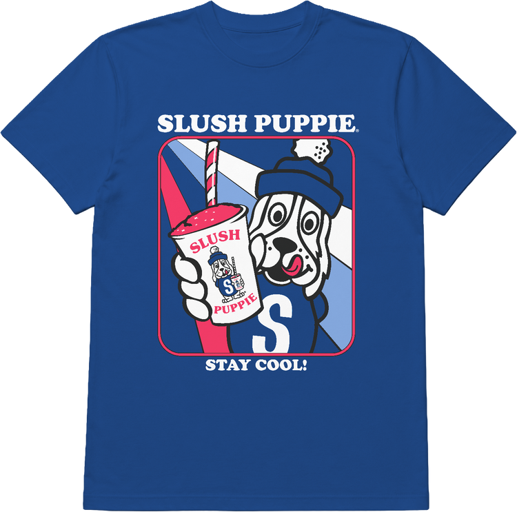 Stay Cool Chilly Dog Photo Slush Puppie T-Shirt