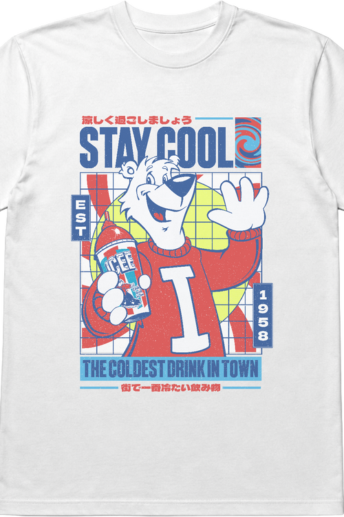 Stay Cool Japanese Text ICEE T-Shirt