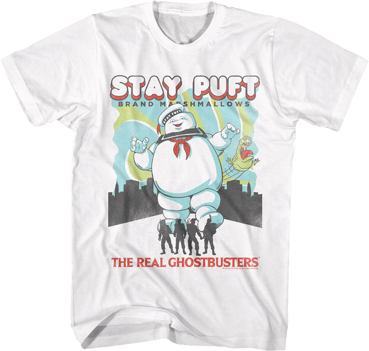 Stay Puft Brand Marshmallows Real Ghostbusters T-Shirt