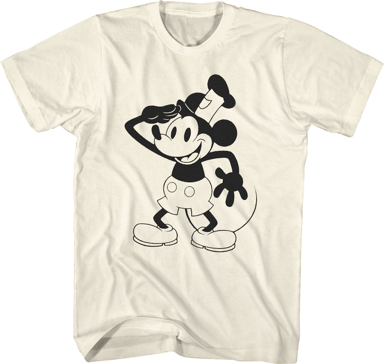 Steamboat Willie Salute Disney T-Shirt