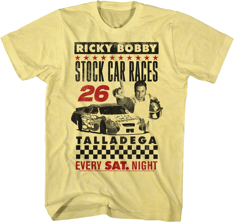 Stock Car Races Talladega Nights T-Shirt