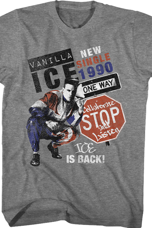 Stop Collaborate And Listen Vanilla Ice T-Shirt