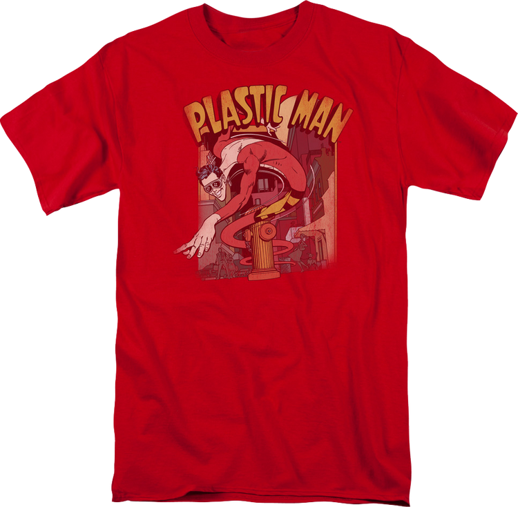 Stretchable Plastic Man DC Comics T-Shirt