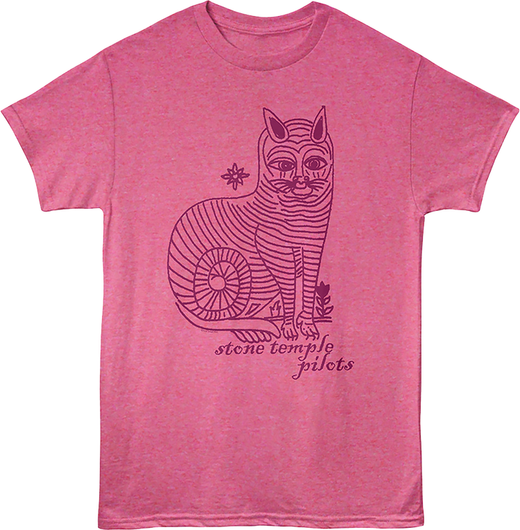 Striped Cat Stone Temple Pilots T-Shirt