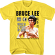 Vintage Yellow Defeat Is A State Of Mind Bruce Lee T-Shirt thumbnail