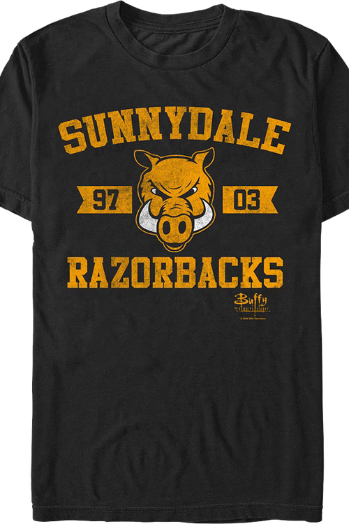 Sunnydale Razorbacks Buffy The Vampire Slayer T-Shirt