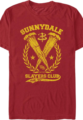 Sunnydale Slayers Club Buffy The Vampire Slayer T-Shirt