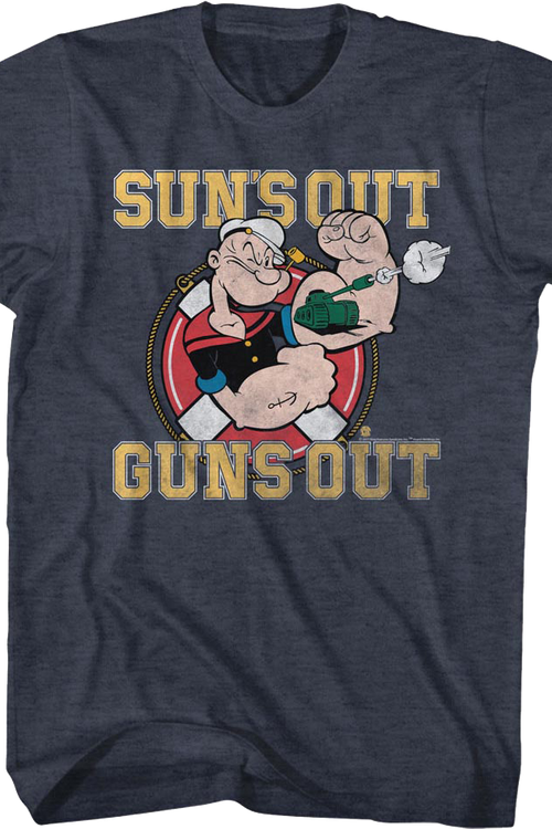 Sun's Out Guns Out Popeye T-Shirt