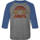 Sunset Fin Jaws Raglan Baseball Shirt thumbnail