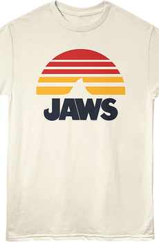 Sunset Shark Fin Jaws T-Shirt