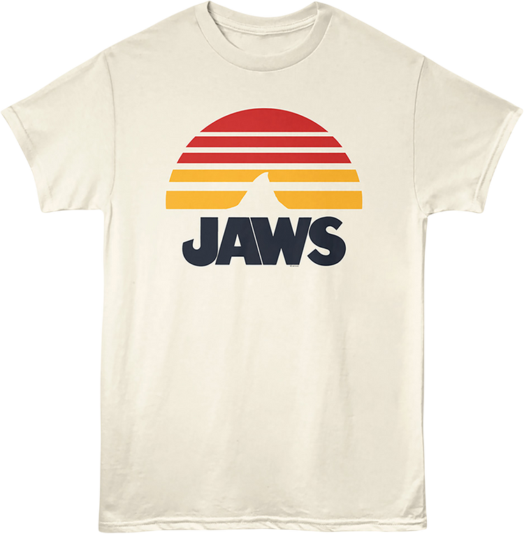 Sunset Shark Fin Jaws T-Shirt