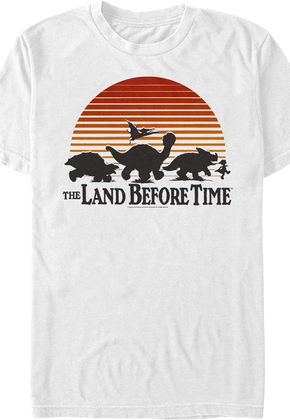 Sunset Silhouette Land Before Time T-Shirt