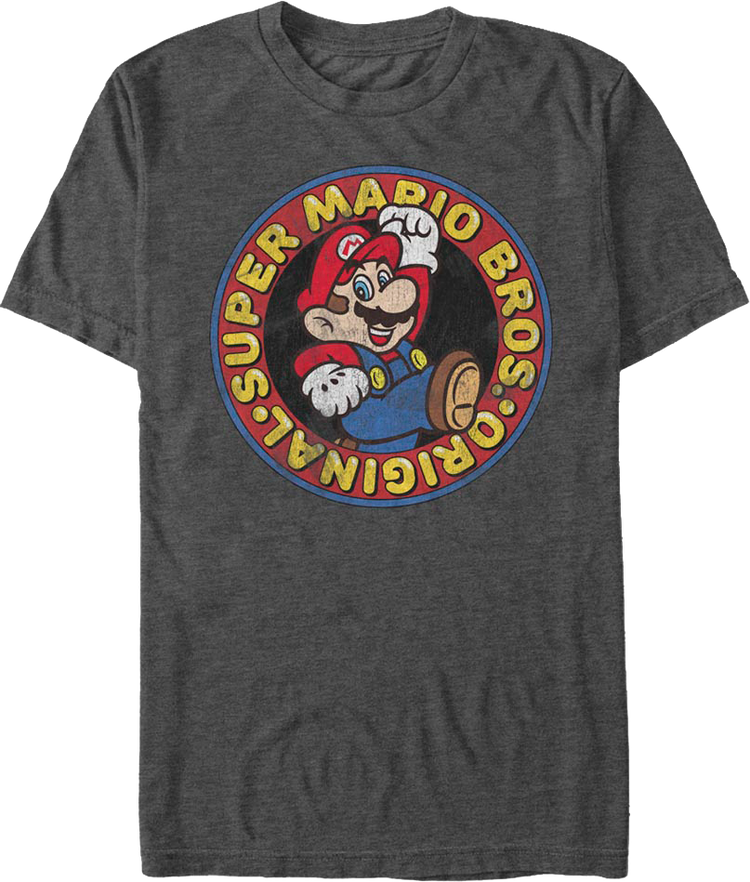 Super Mario Bros. Original Circle Nintendo T-Shirt