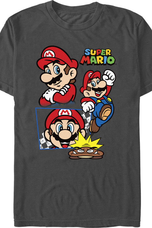 Super Mario Poses Collage Nintendo T-Shirt