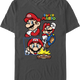Super Mario Poses Collage Nintendo T-Shirt thumbnail