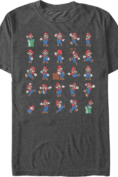 Super Mario Poses Nintendo T-Shirt