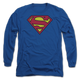 Superman Classic Logo DC Comics Long Sleeve Shirt thumbnail