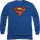 Superman Classic Logo DC Comics Long Sleeve Shirt