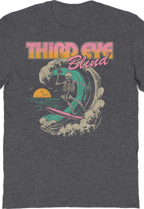 Surf Skeleton Third Eye Blind T-Shirt