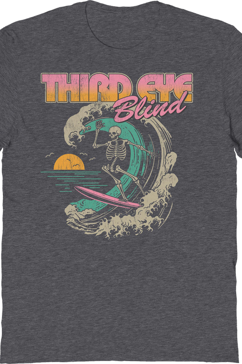Surf Skeleton Third Eye Blind T-Shirt