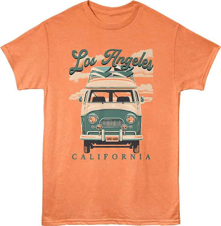 Surf Van Los Angeles California T-Shirt