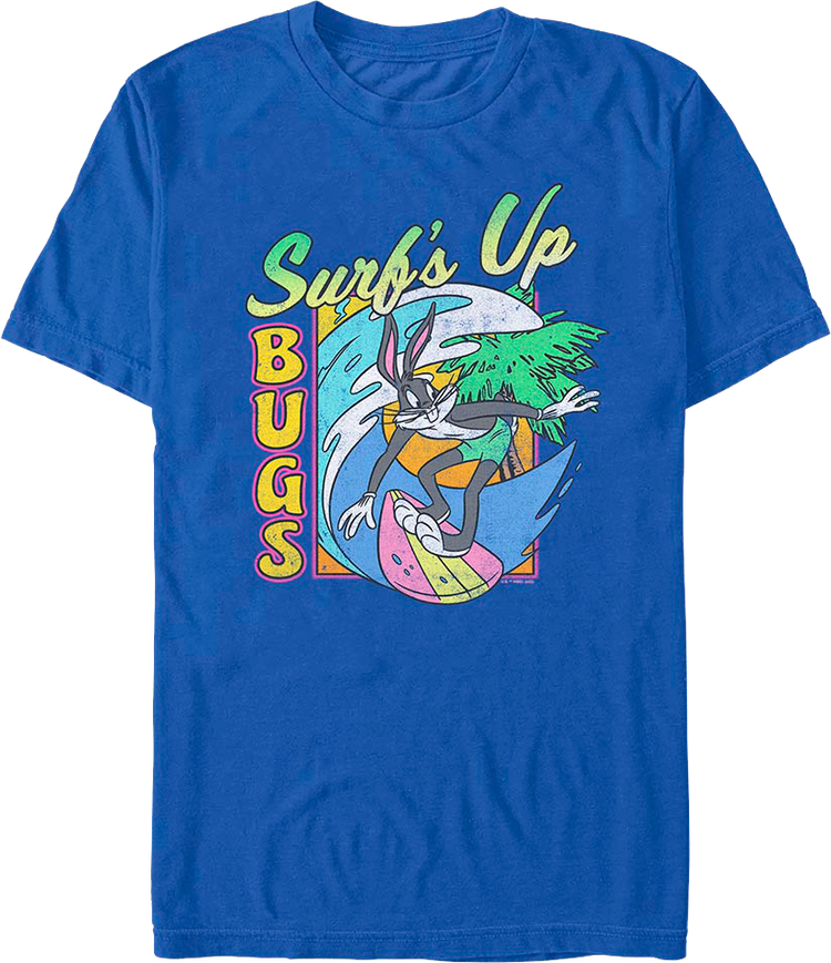 Surf's Up Bugs Bunny Looney Tunes T-Shirt