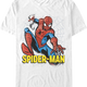 Swinging Illustration Spider-Man Marvel Comics T-Shirt thumbnail