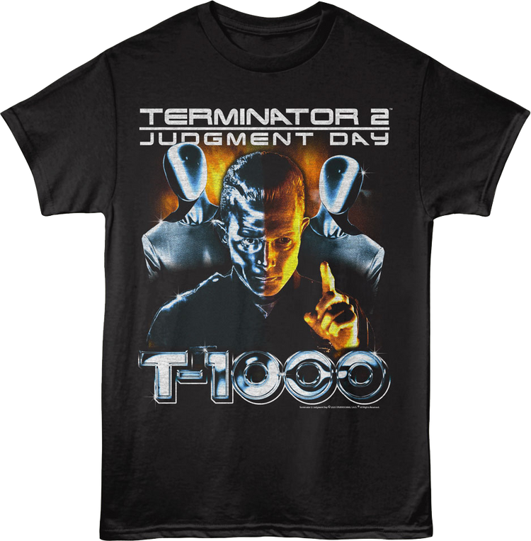 T-1000 Terminator 2 Judgment Day T-Shirt