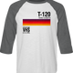 T-120 VHS Raglan Baseball Shirt thumbnail
