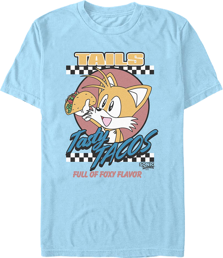 Tails Tasty Tacos Sonic The Hedgehog T-Shirt