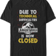 Technical Difficulties Jurassic Park T-Shirt thumbnail