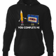 You Complete Me Pencil & Cassette Hoodie thumbnail