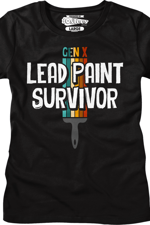 Womens Gen X Lead Paint Survivor Shirt