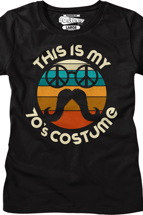 Womens This Is My 70's Costume Shirt