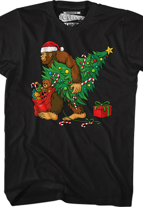 Bigfoot Christmas T-Shirt