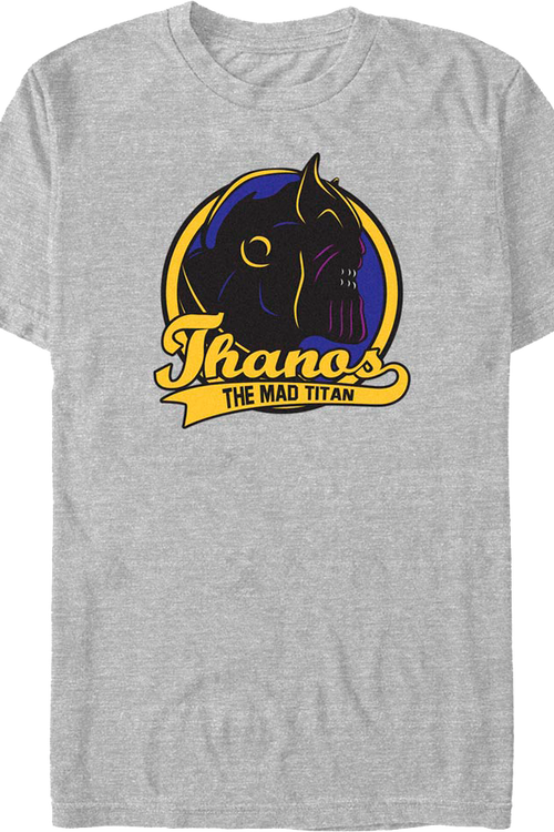 Thanos Mad Titan Logo Marvel Comics T-Shirt