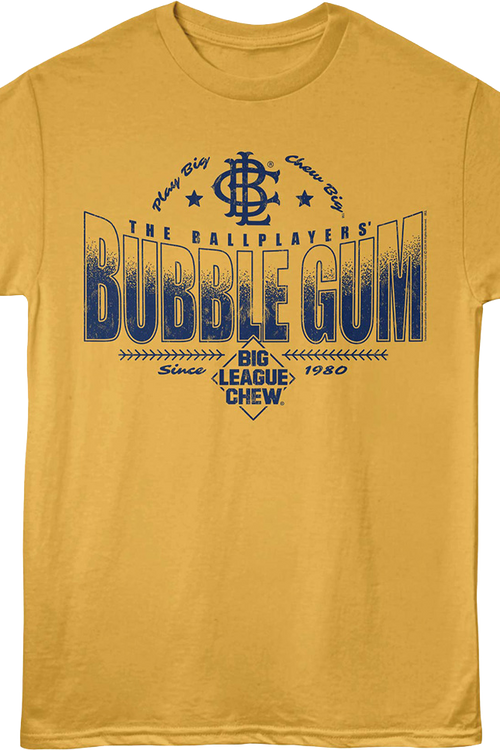 The Ballplayers' Bubble Gum Since 1980 Big League Chew T-Shirt
