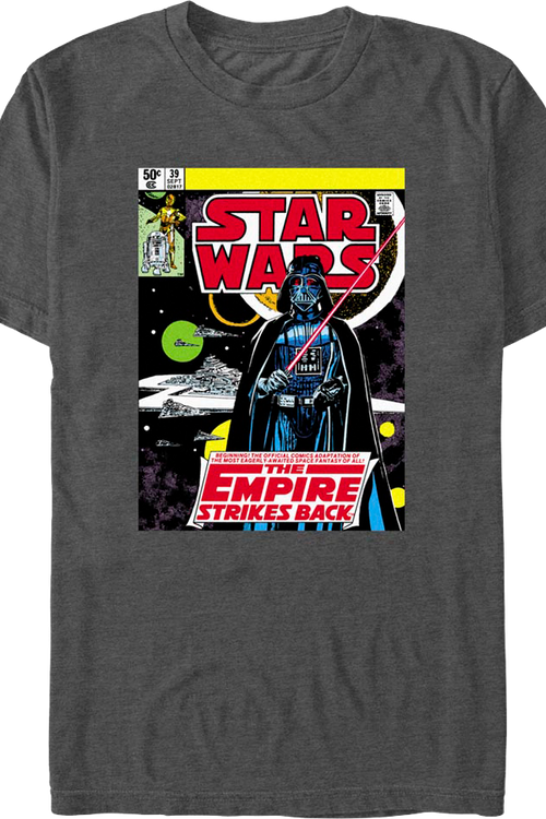 The Empire Strikes Back Comic Book Cover Star Wars T-Shirt