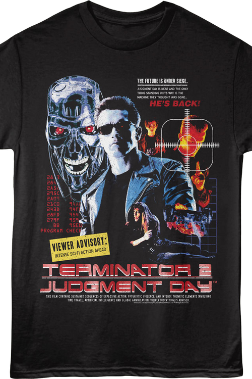 The Future Is Under Siege Terminator 2: Judgment Day T-Shirt