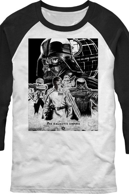 The Galactic Empire Star Wars Raglan Baseball Shirt
