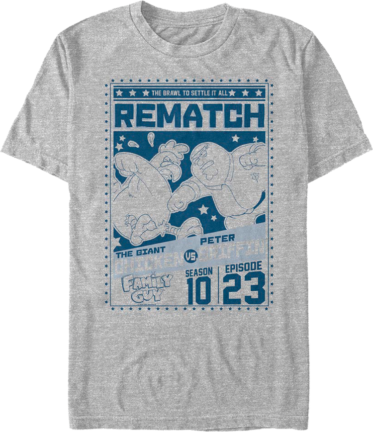 The Giant Chicken vs. Peter Griffin Rematch Family Guy T-Shirt