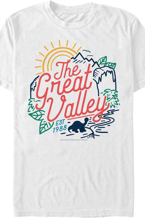 The Great Valley Land Before Time T-Shirt