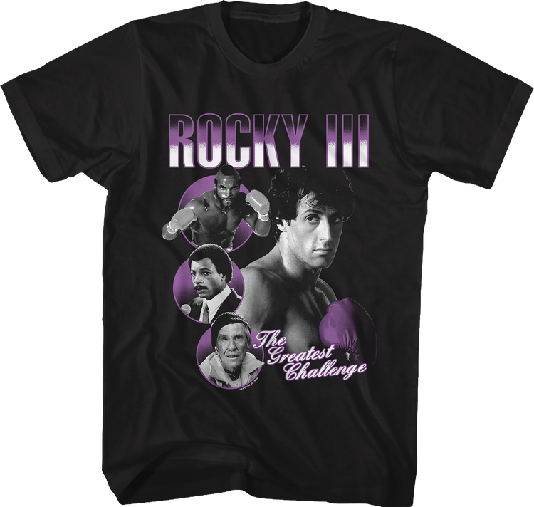 The Greatest Challenge Rocky III T-Shirt